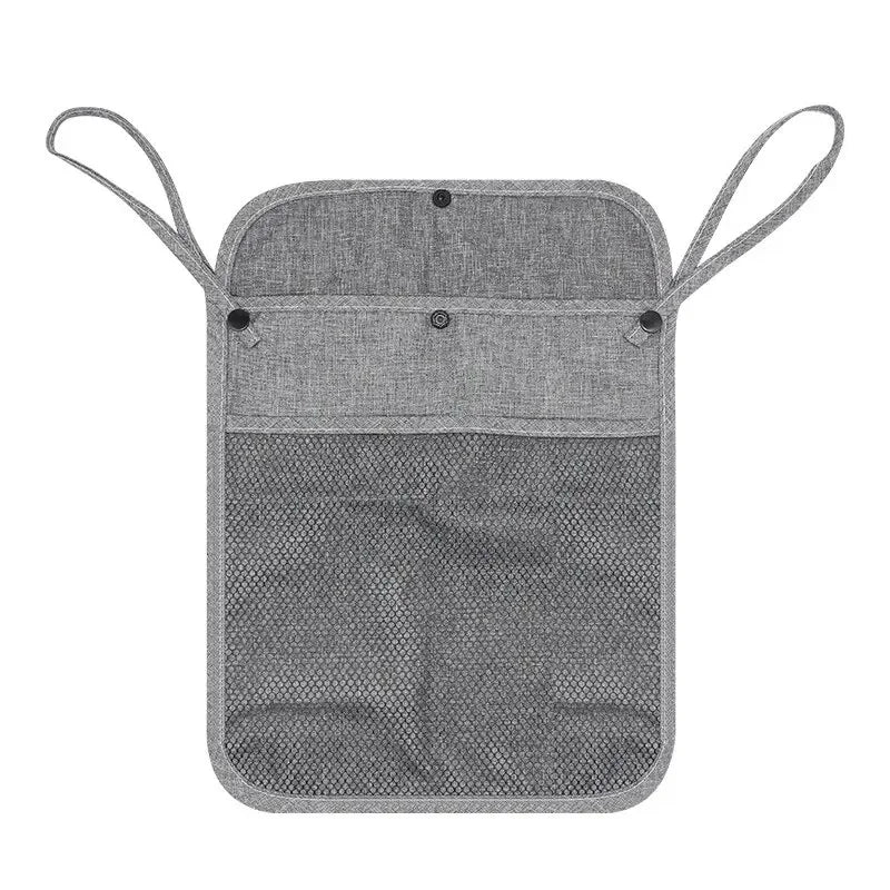 Multi-Function Mesh Design Storage/Bag Baby Cart Hanging Bag Large-Capacity Double Pocket Storage Bags Baby Supplies Storage-Bag