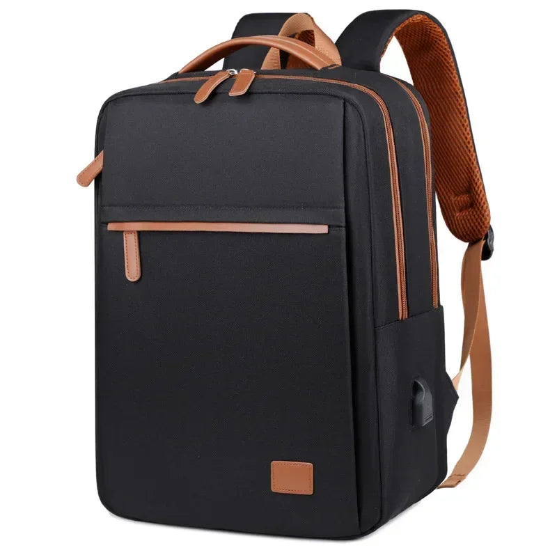 Fashion 15.6-Inch Laptop Business Backpack Classic Men Backpack Women Large Capacity Travel Laptop Backpacks Student School Bag