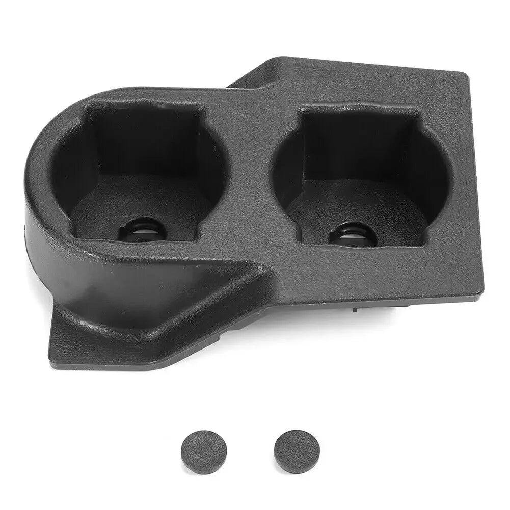 Front Console Dual Cup Holder For Nissan GQ Patrol Y60 1989-1998 High Quality Durable Cup Holder Black Insert Car Accessories