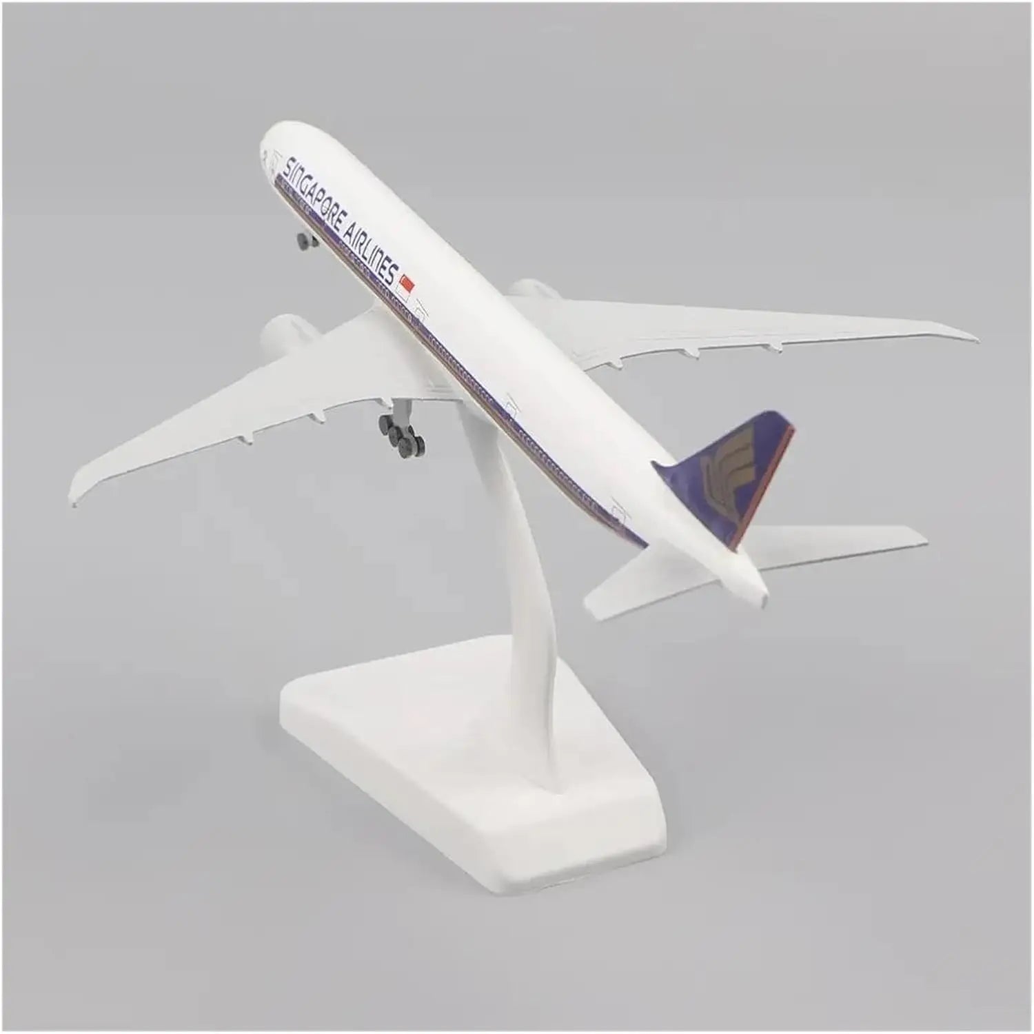 20cm for B777 Singapore Airlines Metal Alloy Aircraft Miniature Scale Plane Model Decorative Desks Suitable for Gift Giving