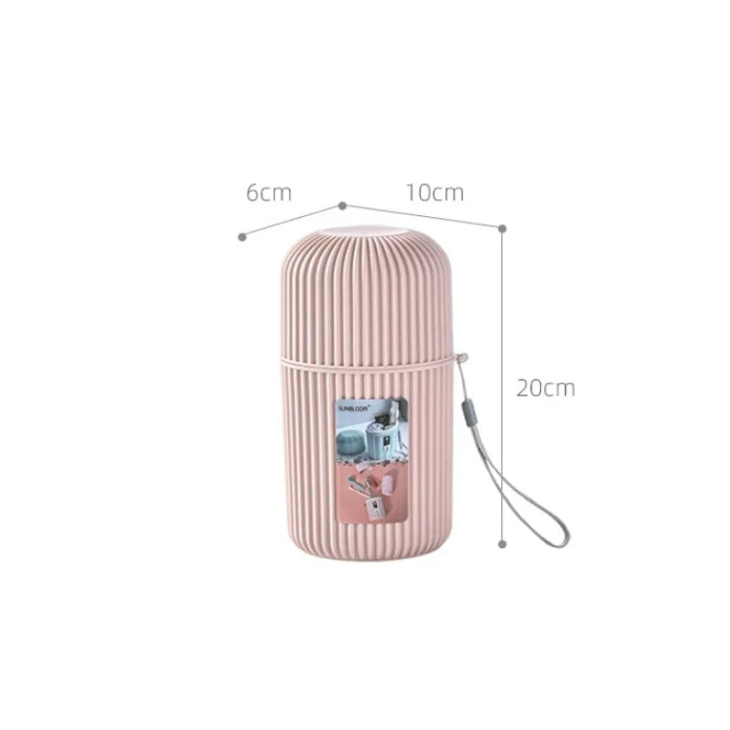 Travel Mouthwash Cup Portable Essential Business Trips Toothbrush Case Toothbrush and Toothpaste Storage Box for Outdoor Travel