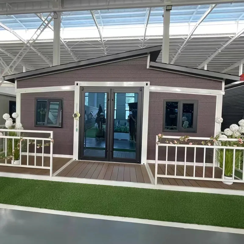 High Quality Affordable Luxury Modular Home Expandable Folding Container House with 1 Bedroom for Living Hotel and Apartment