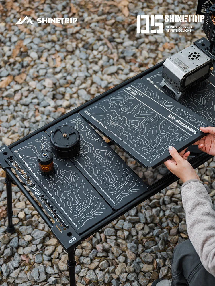 ShineTrip Stainless Steel IGT Modular Insert Panel—DIY Tactical-Style Expansion With Ambient Appeal