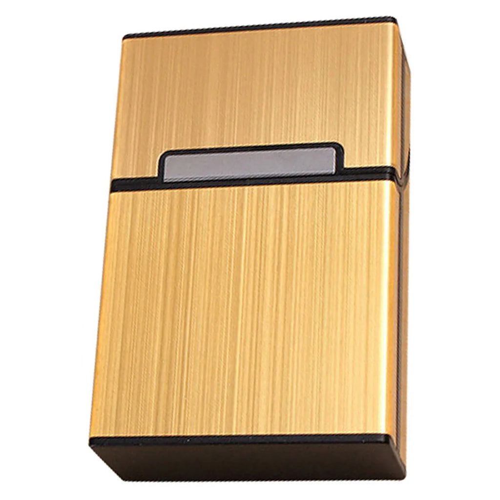 Portable Slim Aluminum Cigarette Case Regular King Size Plastic Cigar Tobacco Holder Box Storage Container Smoking Accessories