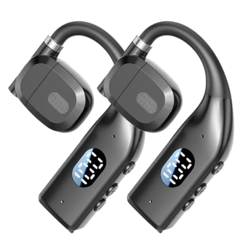 1-2Earhooks Wireless Bluetooth 5.4 Headphones Gaming Sports Headset HiFi Stereo Noise Reduction Earbuds Earphone With Microphone