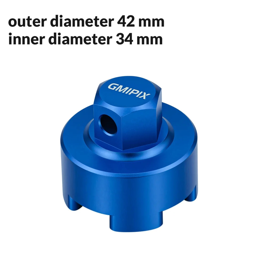 GMIPIX Motorcycle Fork Cap Compression Bolt Removal Socket Tool for YZ125 YZ250 YZ450F 4CS 150SX 125SX 250XC 300XC and More