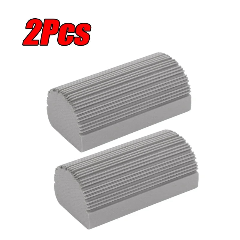 2Pcs Car Damp Clean Duster Sponges Window Cleaning Sponge Dust Removal Dusters for Home Kitchen Bathroom Car Cleaning Tools