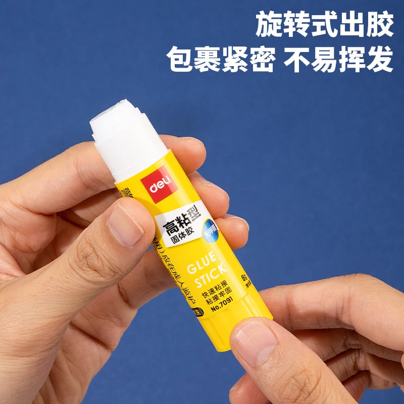Deli 1/3pcs Glue Stick Pack - 8/15/20/36g High Adhesive Safety Paste for DIY Handicraft Office & School Fastening Supplies