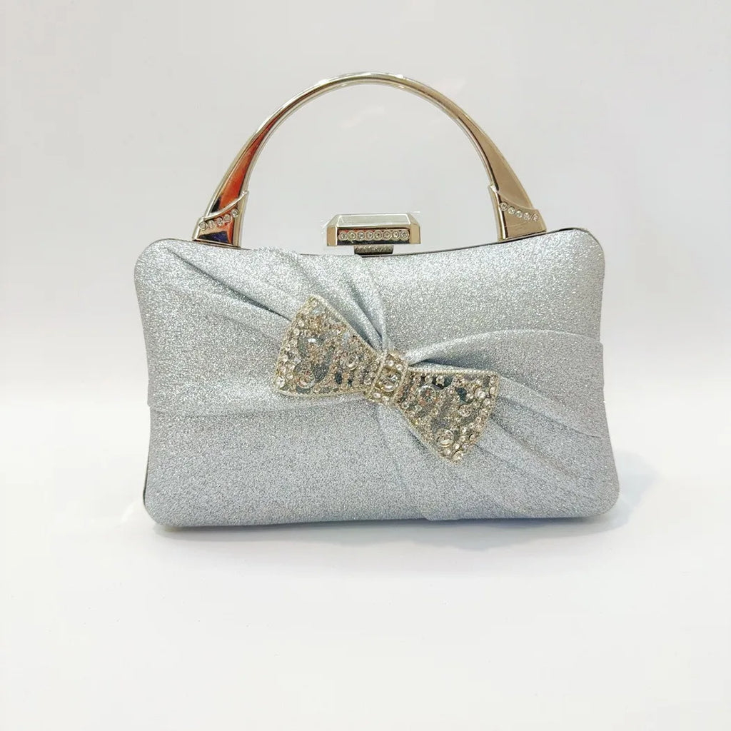 Team-based banquet clutches for women, small clutches, pleated rhinestone clutches, handbags, evening bag