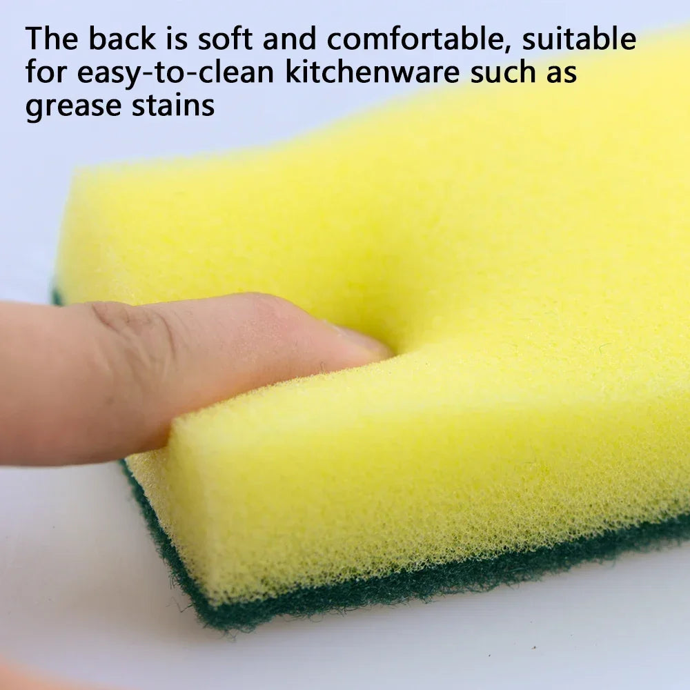 32pcs Dishwashing Sponge Kitchen Nano Emery Magic Clean Rub Pot Rust Focal Stains Sponge Removing Kit Cleaning Brush Sponges