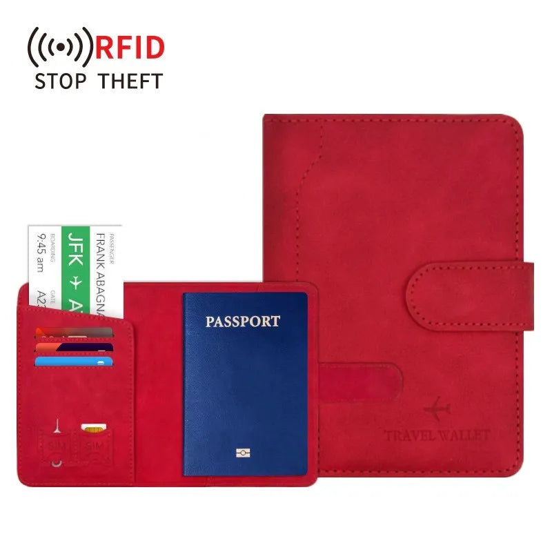Passport Holder for Travel Essentials, Passport Wallet Cover Case for Travel Must Haves Accessories for Women and Men