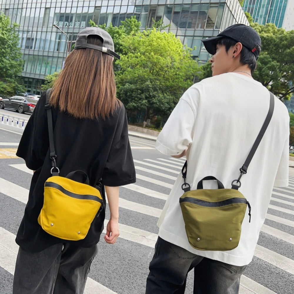 Japan and South Korea Bag Trendy Nylon Phone Bag Waterproof Shoulder Bag Casual Student Crossbody Bag Satchel Women Bag