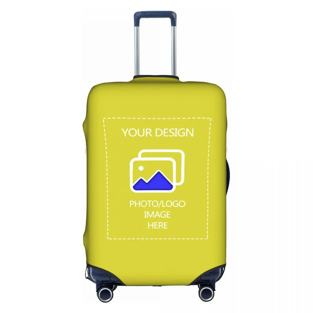 Custom Customize Logo Luggage Cover Elastic Your Design Here Travel Suitcase Protective Covers Suit For 18-32 inch