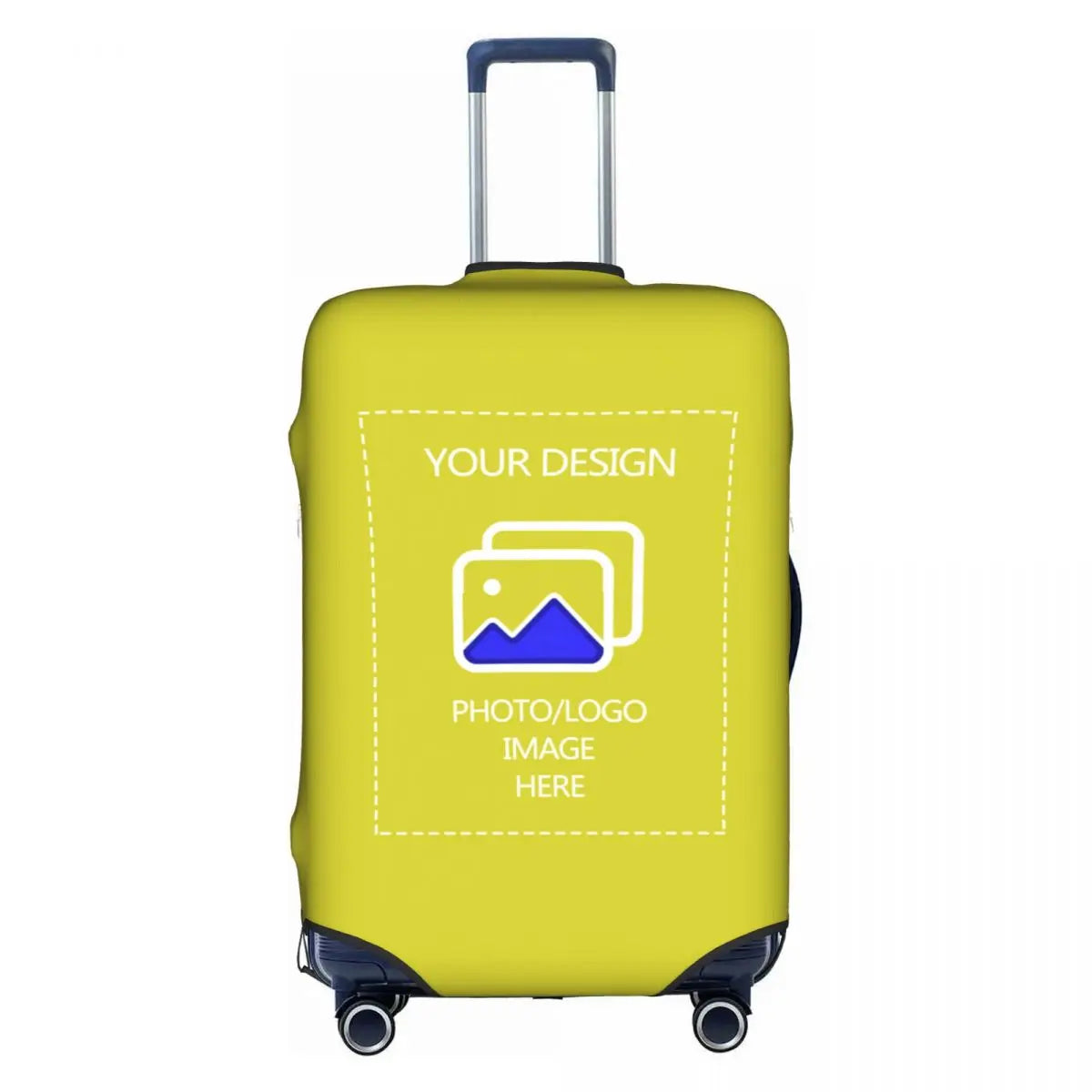 Custom Customize Logo Luggage Cover Elastic Your Design Here Travel Suitcase Protective Covers Suit For 18-32 inch