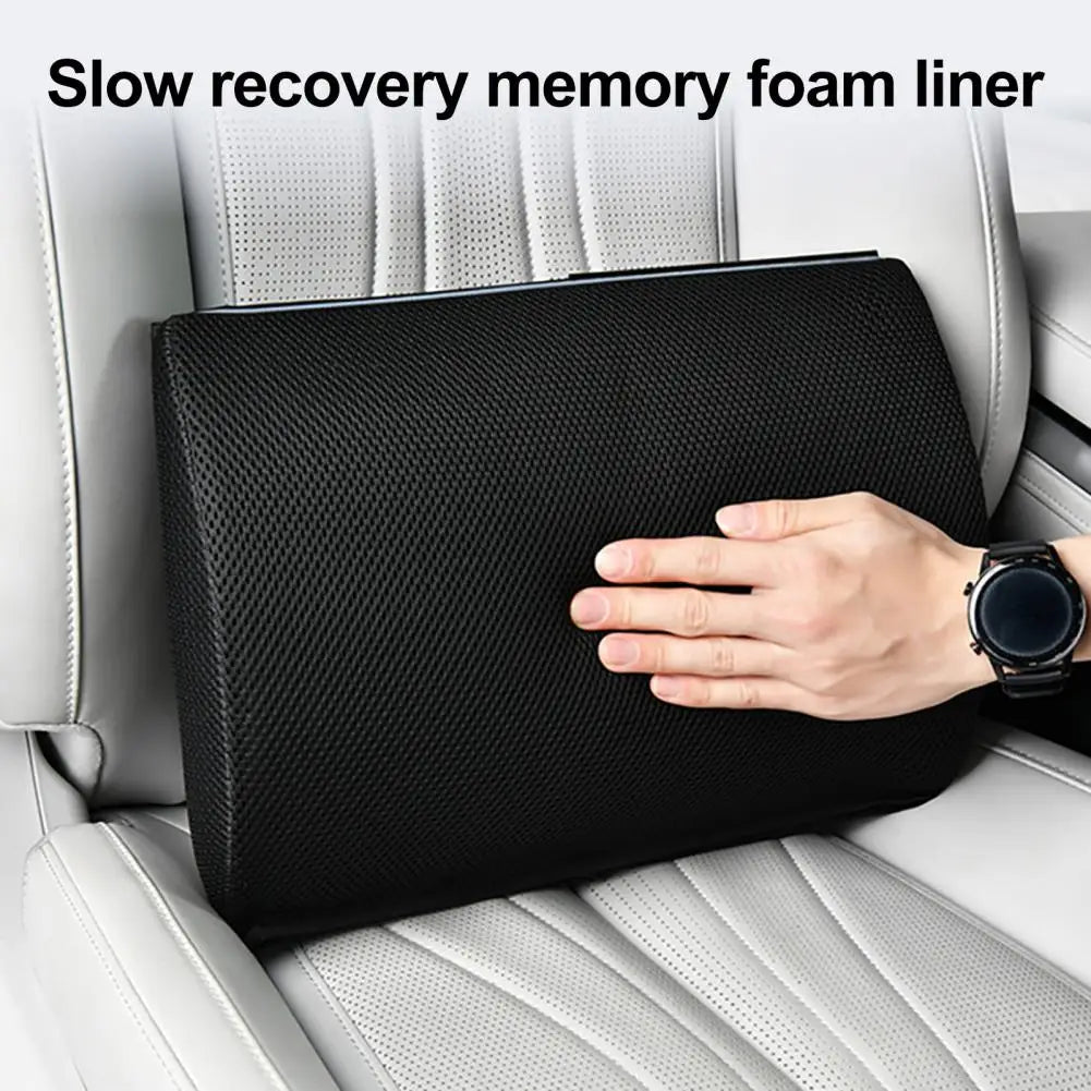 Capacity Storage Container Foldable Storage Box Foldable Car Seat Storage Box 2-in-1 Lumbar Support Cushion Canvas for Snacks