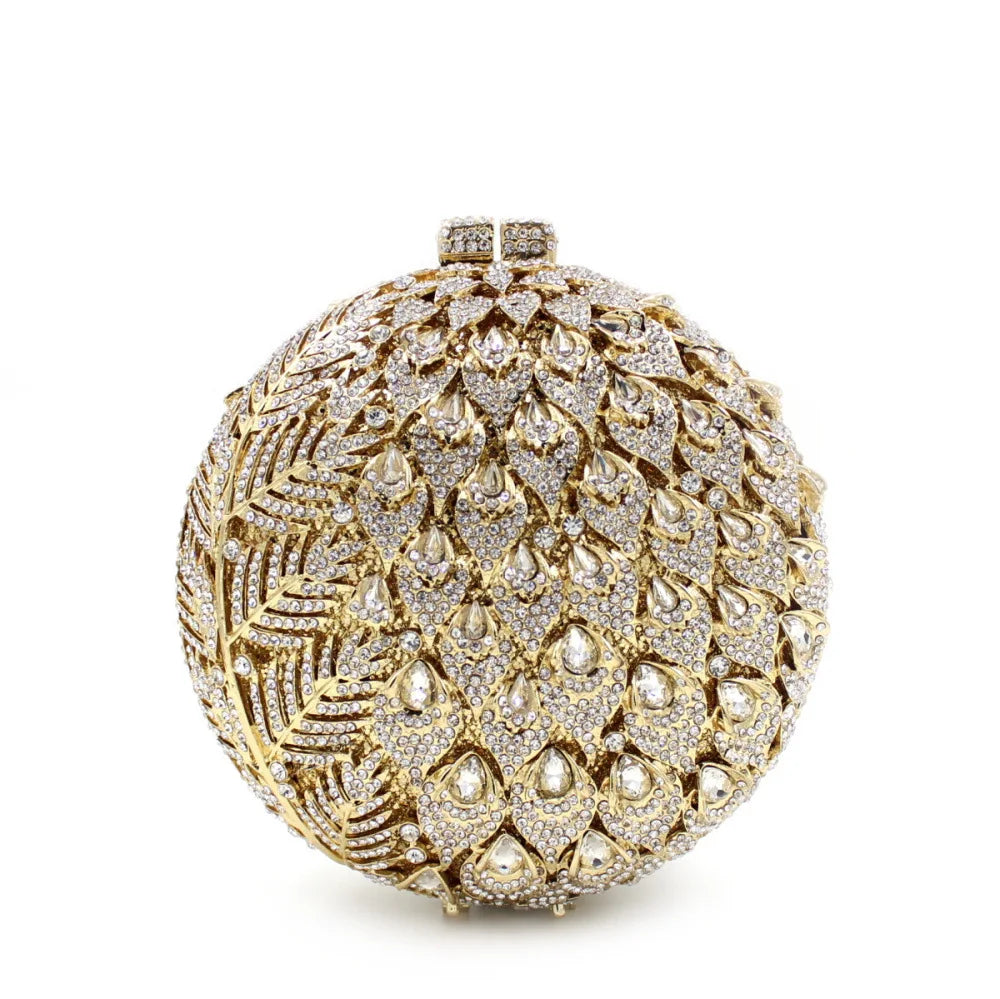 New Crystal Party Women Evening Clutch Bag Luxury High-end Handmade Wallet Ladies Diamond Handbags Purses