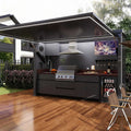 Smart Premium Waterproof Outdoor Mobile Kitchen with Storage for Bbq Camping and Outdoor Events Custom