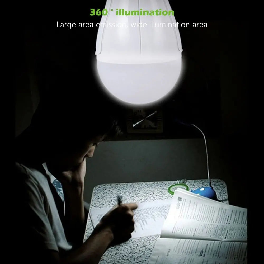 New Flicker-Free LED Bulb Light Portable 20W Emergency Bulb Courtyard Outdoor Bulb Home