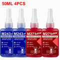 243/271 Medium to High Strength Threadlocker, Blue Red Threadlocker, Blue Threadlocker Adhesive, Screw Glue, Anaerobic Agent, An