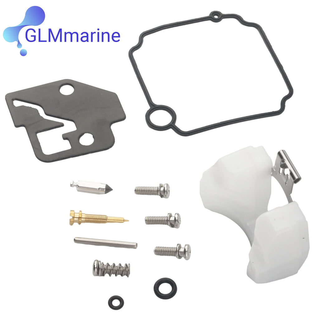 Outboard Carburetor Repair Kit 66M-W0093-00 Compatible with Yamaha 9.9HP 13.5HP 15HP 4-Stroke Boat Engines 66M-W0093-01 802706A1
