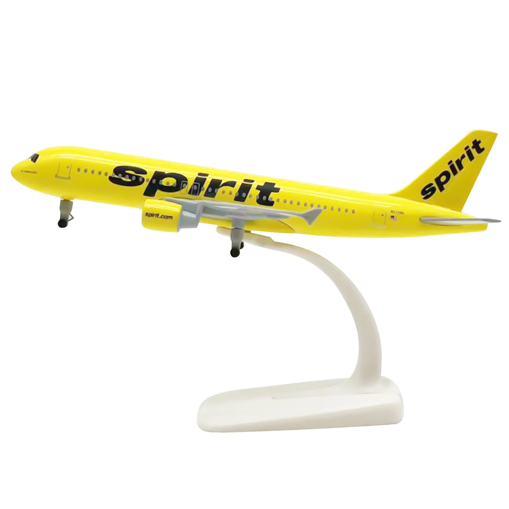 1:300 Scale 20cm American Spirit A320 Model Plane Alloy Diecast Airplane Model Aircraft Kits for Collection