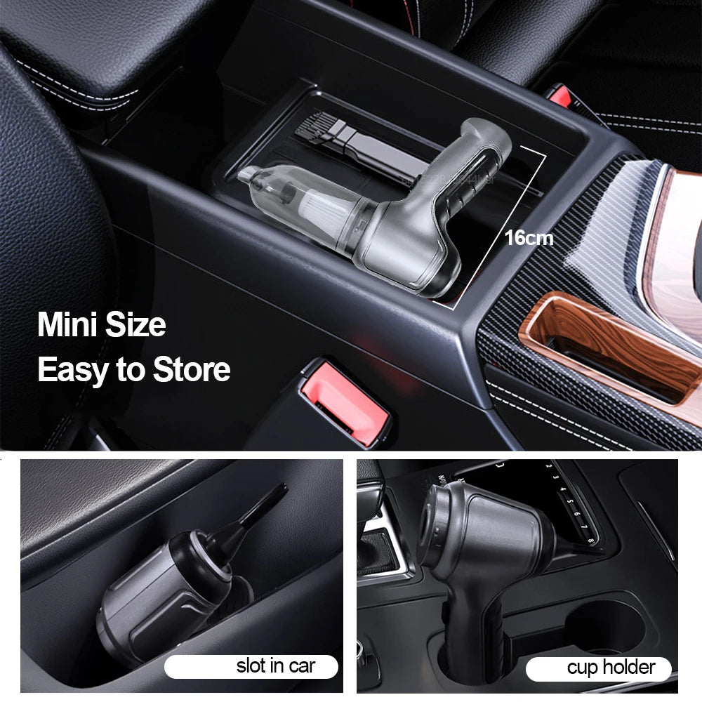 Car Vacuum Cleaner Wireless Portable Vacuum Cleaner 95000PA Powerful Handheld Vacuum Cleaner High Power Mini Blower for Car Home