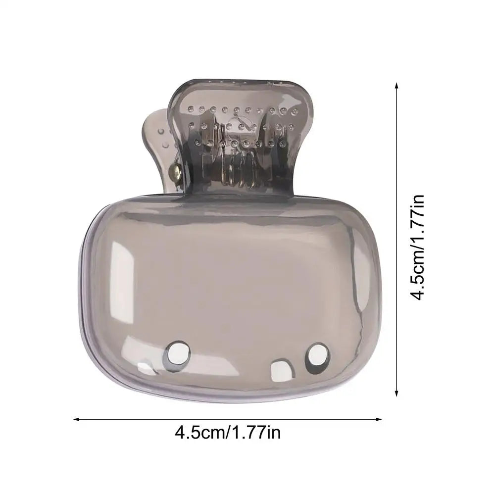 Portable Toothbrush Cover Clip On Dustproof Protector Toothbrush Cap for Travel Camping Hotel Home Bathroom Hygiene Cover