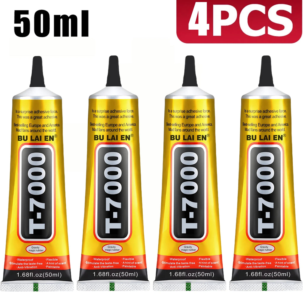 T-7000 Phone Adhesive, Waterproof Flexible Bonding Glue for Phone Screen Fix, Electronics Rhinestone, Rhinestone Jewelry Craft .