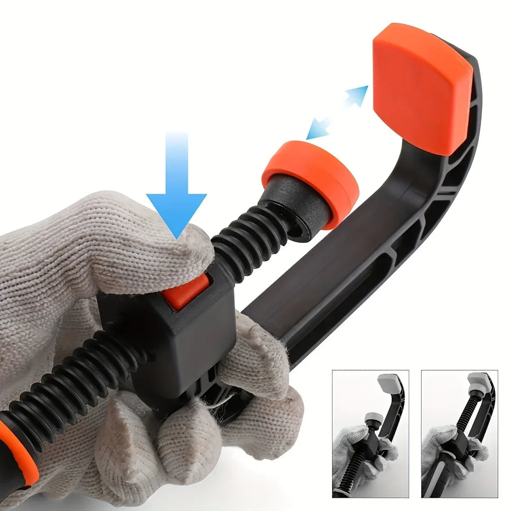 7-inch Heavy-Duty Spring Clamps Strong G Type Plastic Clamp Quick Release 2 Inch Jaw Opening for Woodworking DIY Carpentry Tools