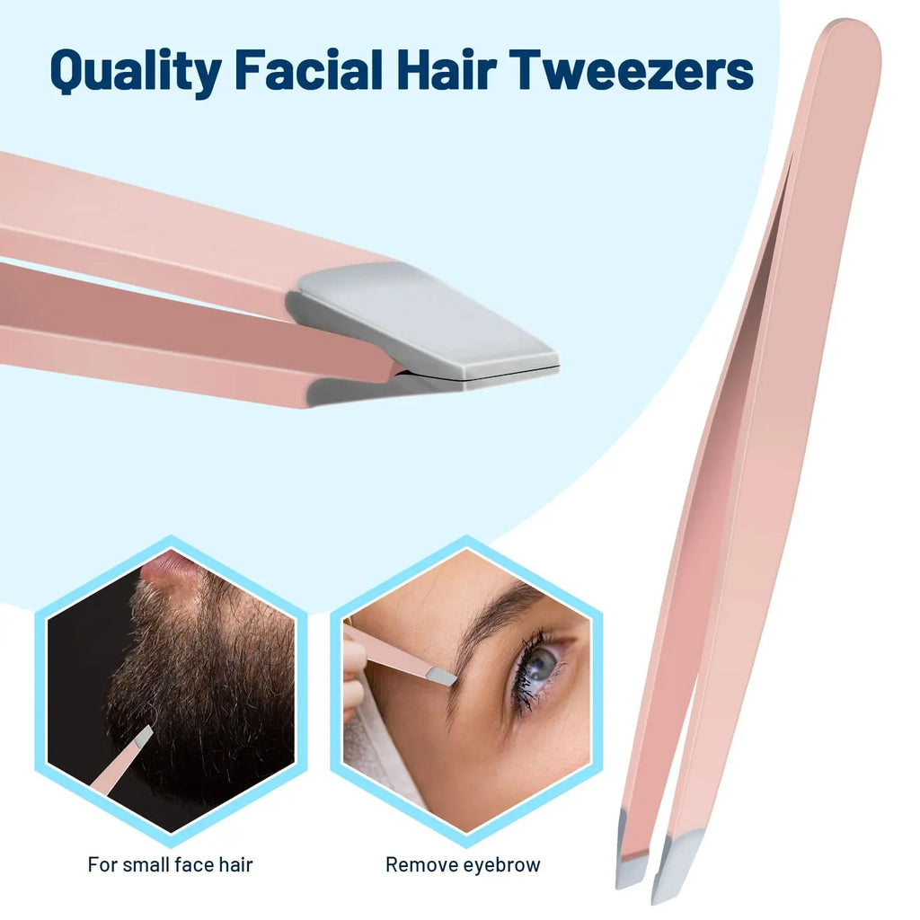Blackhead Remover Tweezers,Ingrown Hair Tweezers, Precision Blackhead Pimple Extractor, Cell Clips Tweezers, Tweezers for Women