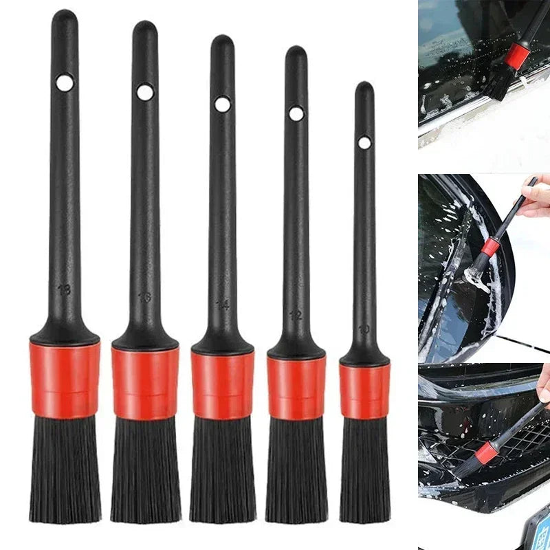 Portable Car Wheel Tire Detailing Brushes Car Wheel Rim Cleaning Maintenance Tool Kit Car Bicycle Motorcycle Cleaning Tools