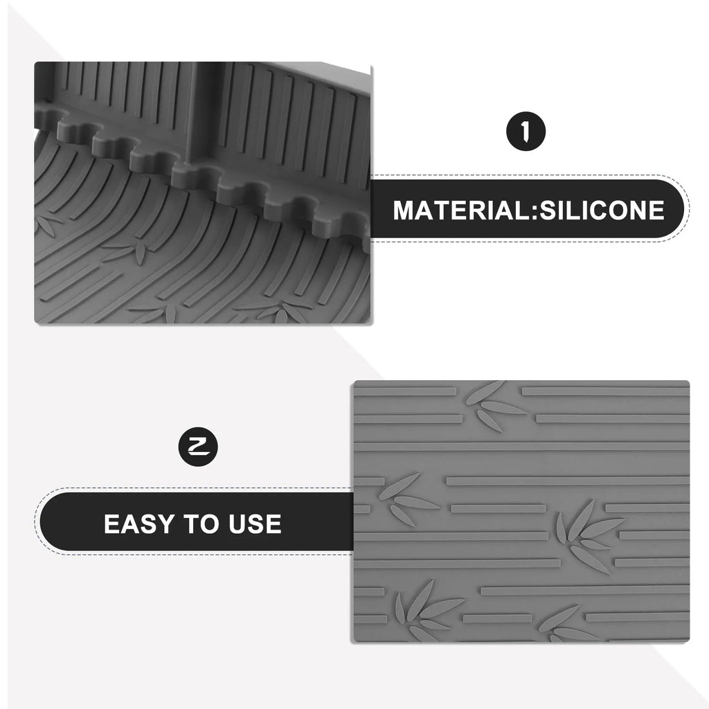 Silicone Grill Side Shelf Mat Heat Resistant Non Slip Bbq Cooking Tool Pad Outdoor Barbecue Picnic Camping Grill Accessories