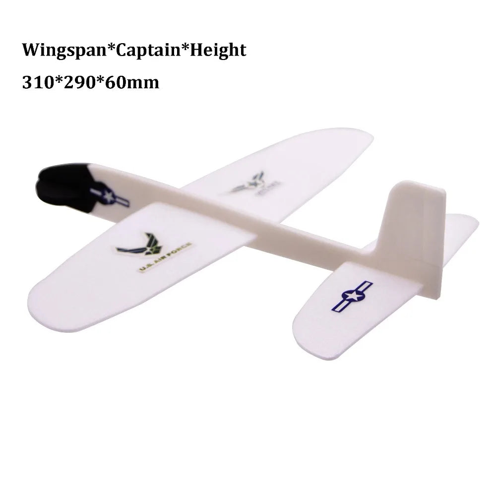 Ligthweight Airplane Glider Toy Model Popular Multistyles Rubber Band Powered Helicopter DIY Assemble Airplanes Toy