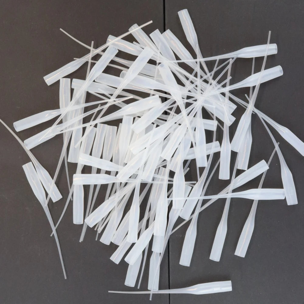 100pcs 502 Tool Needle Tube Instant Super Glue Dropping Tube Nozzle Adhesive Bottle Cap Catheter Dropper
