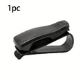 1 Fashionable Item, Convenient Car Sun Visor Stylish Glasses Holder-Durable Plastic Glasses Clip, Storage Box for Tickets and Ca