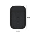 Car Leather Mesh Bag Oxford Fabric Storage Net Bags Car Interior Organizer Phones Coins Keys Storage Auto Stowing Tidying Tools