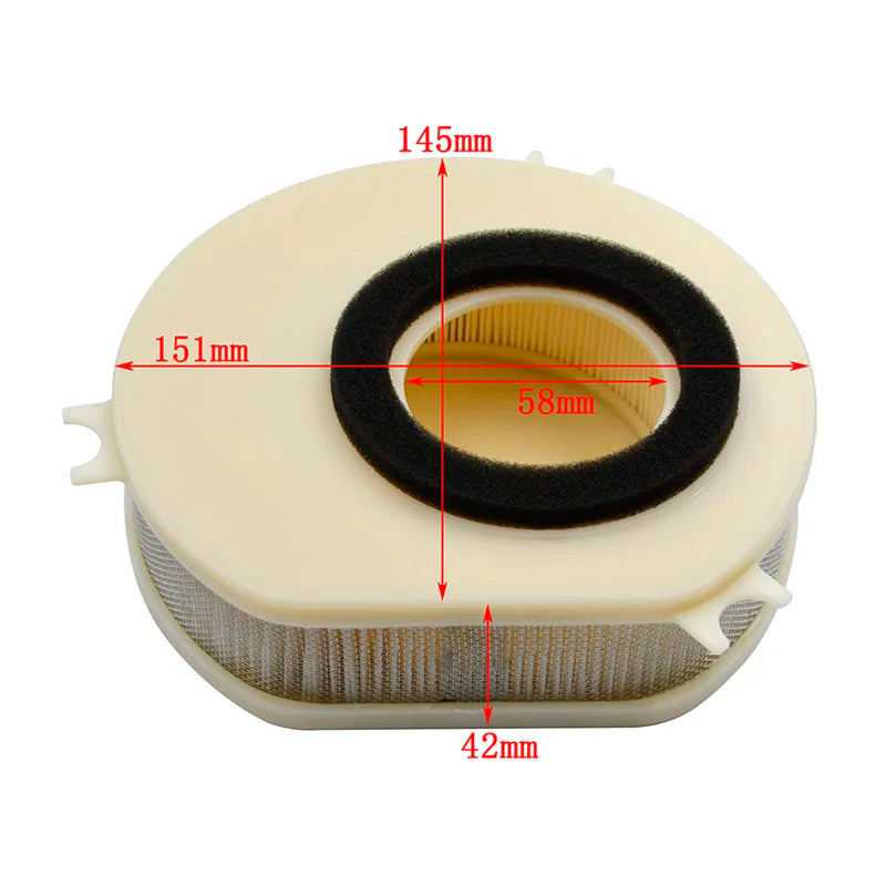 Motorcycle Air Filter Cleaner For Yamaha V Star 1100 XVS1100 Custom With Flames Midnight XVS1100A XVS1100AT XVS1100AW Classic