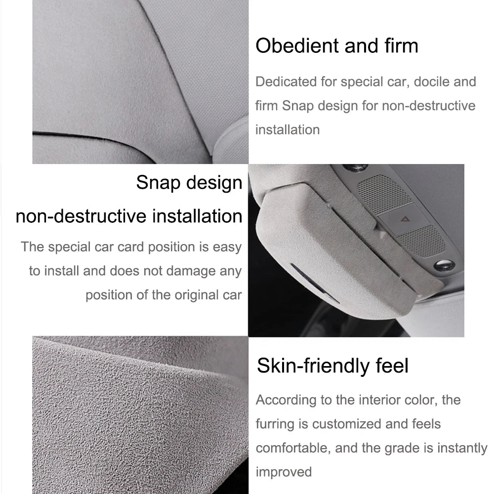 Car Glasses Holder Case Sunglasses Storage Box for Tesla Model 3 Model Y Auto Interior Accessories 2017-2025 Glasses Case