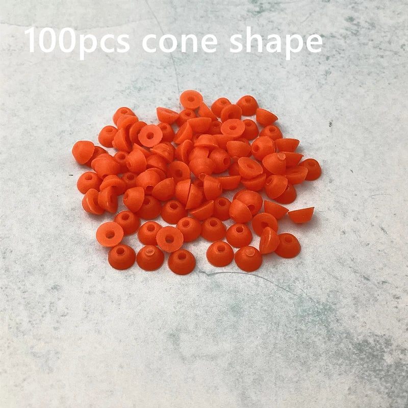 100pcs High Elasticity Colorful Fingerboard PU Bushing