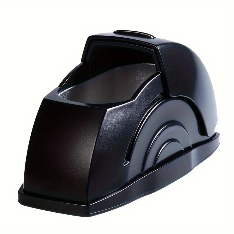 Lidded Odor-Blocking Car Ashtray, Mini Durable Ash Storage Holder, Leakproof Auto Accessory Avoiding Flying Ash for Daily Drivin