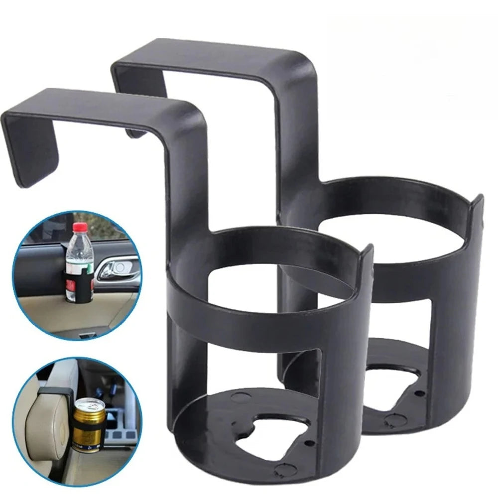 Car Cup Holder Auto Door Window Hanging Beverage Holder Portable Water Bottle Stand Car Storage Rack Auto Interior Accessories