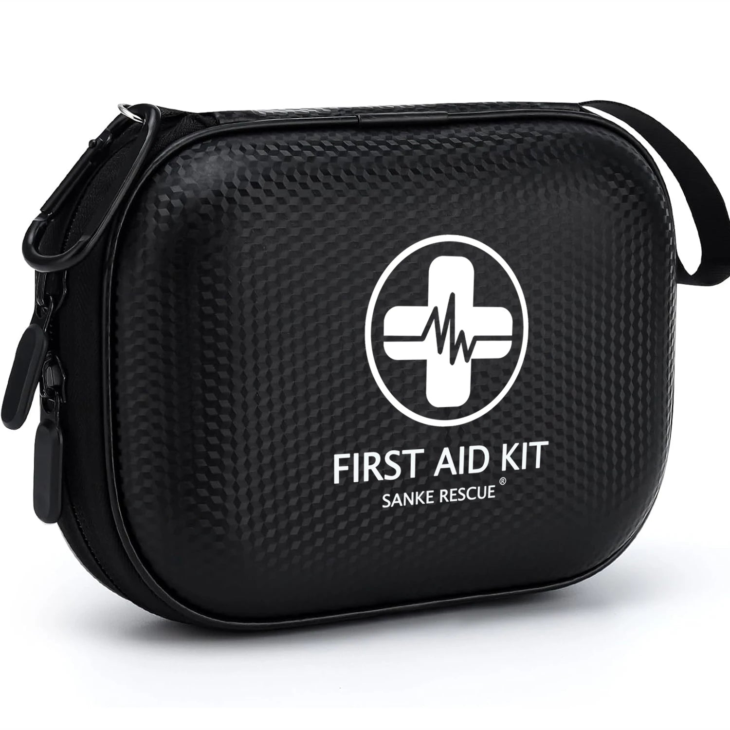 150 Piece Mini First Aid Kit Small Waterproof Hard Shell Medical Kit for Home Car Travel Camping Truck Hiking Sports Office