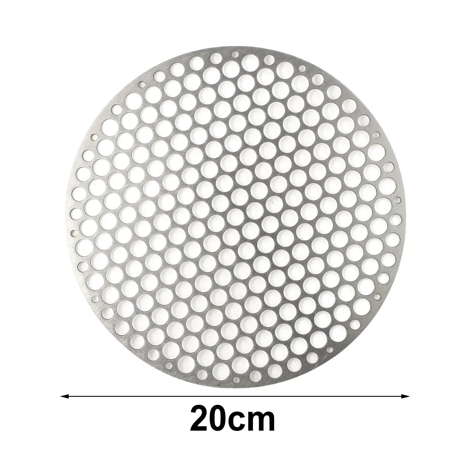 Stainless Steel Barbecue Net Round Metal BBQ Mesh Grate Grid Camping Picnic Food Rack BBQ Grill Kitchen Tool Accessories 18-30cm