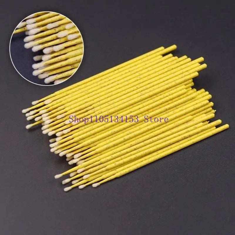 kl23 Portable Paint Micro Brush Tips Auto Head Mini Car Applicator 100pcs