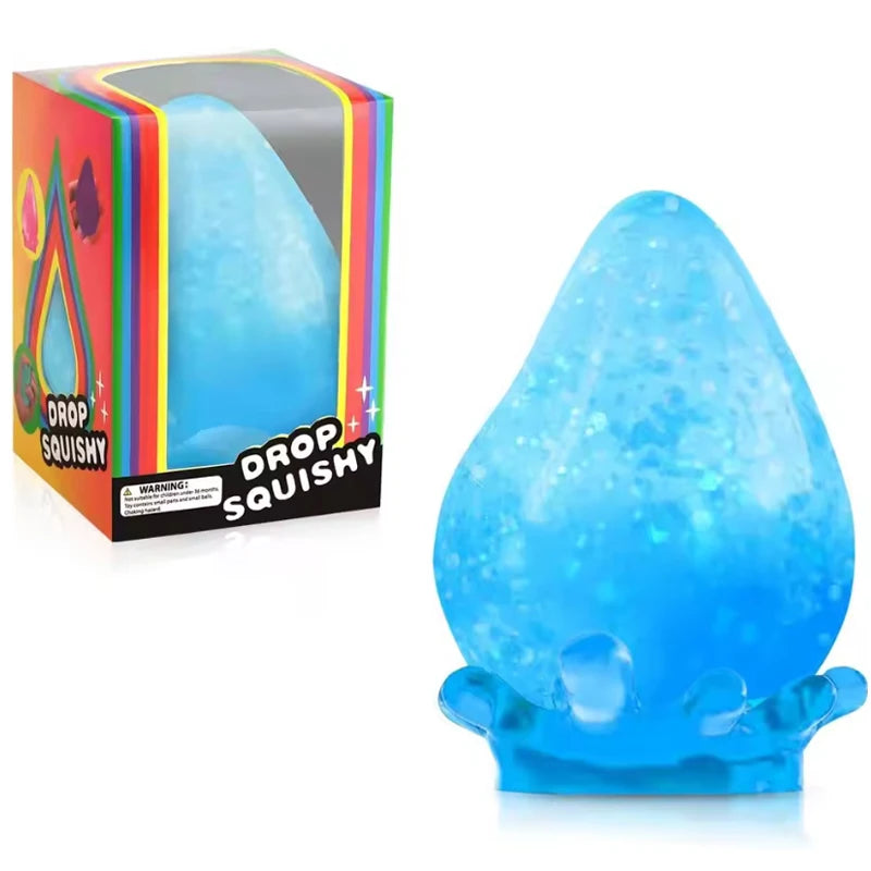 hot NeeDoh Dippin Dazzler Egg Donut prank stress relief toy soft glue vinyl squeeze toy Slow Rebound Pinch Ornament Relaxation