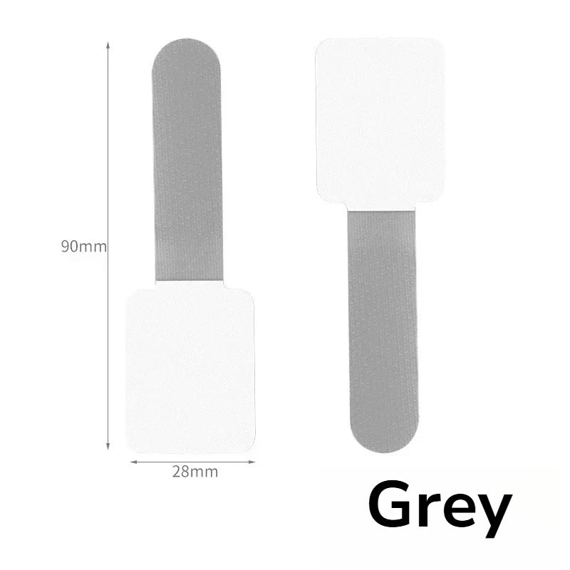 Self Adhesive Reusable Hook and Loop Cable Ties - Adjustable Cord Organizer Straps for Desk, Home & Office Cable Management