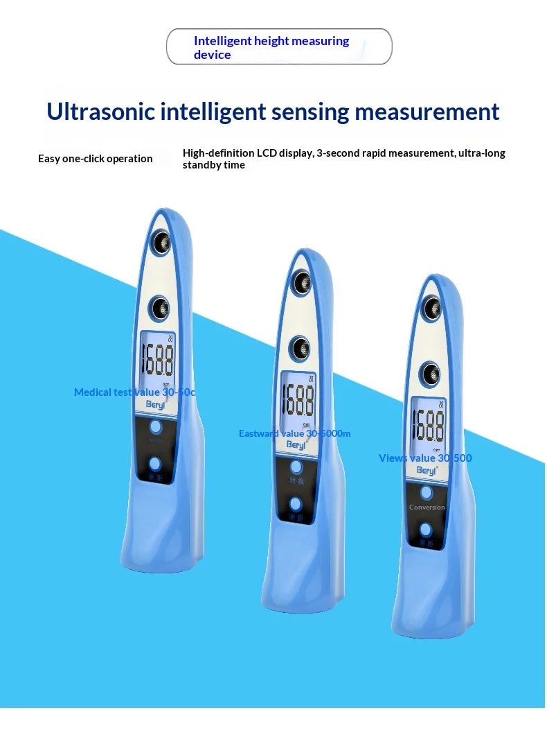 Smart Portable Height Measurer Digital Stadiometer for Kids  Accurate Ultrasonic Height Meter for Home Use Baby Growth Tracker