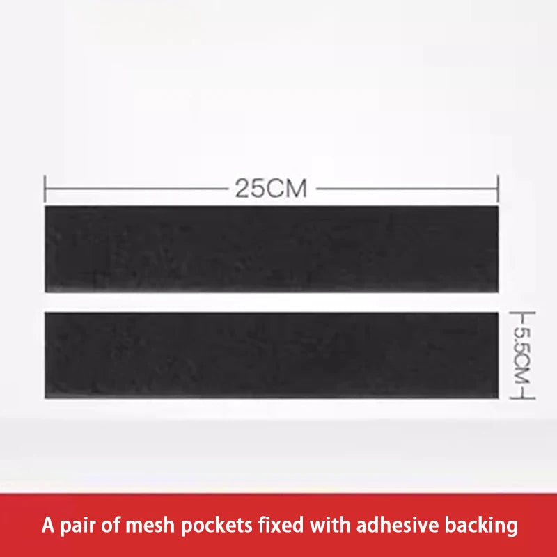 Car Trunk Storage Net Pocket Velcro Car Trunk Supplies Storage Net Car Storage Bag Fixation Artifact