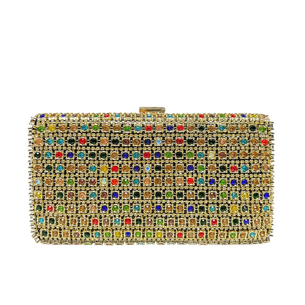 women's clutch exquisite fashion dinner  celebrity rhinestone chain portable women's crossbody women's bag
