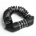 Bike Lock Chain Lock Number Lock Durable 4 Digit Alloy Padlock Solid Color Universal Password Lock Zipper Bag